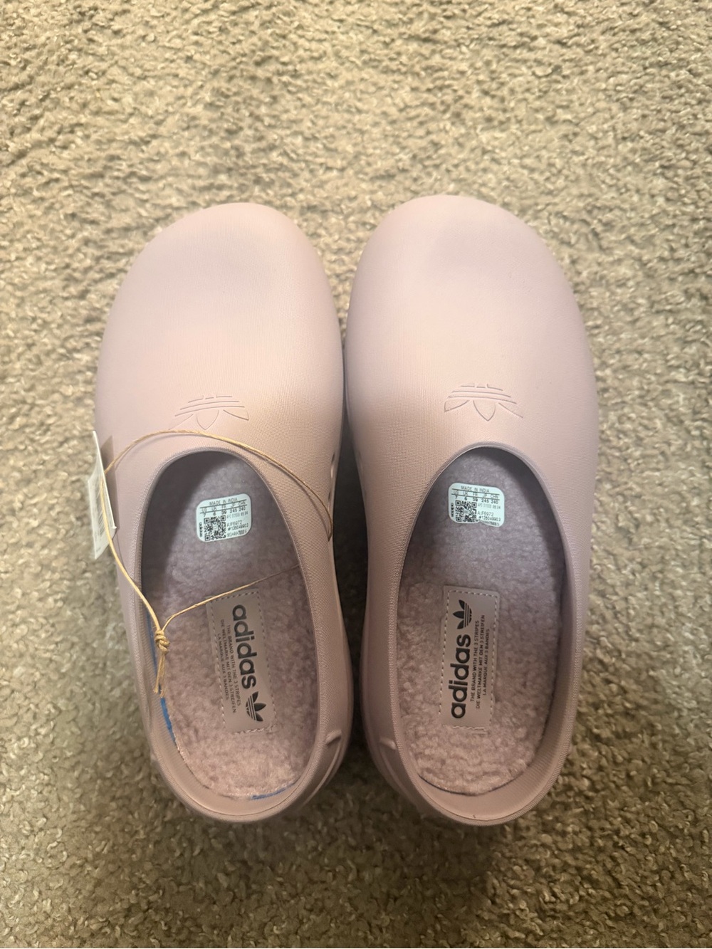 Adidas Women’s Lilac Slip-On Platform Clog NWT - Picture 2 of 5